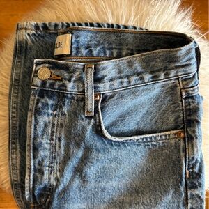 Agolde Ren High-Waisted Wide Leg Denim Jean